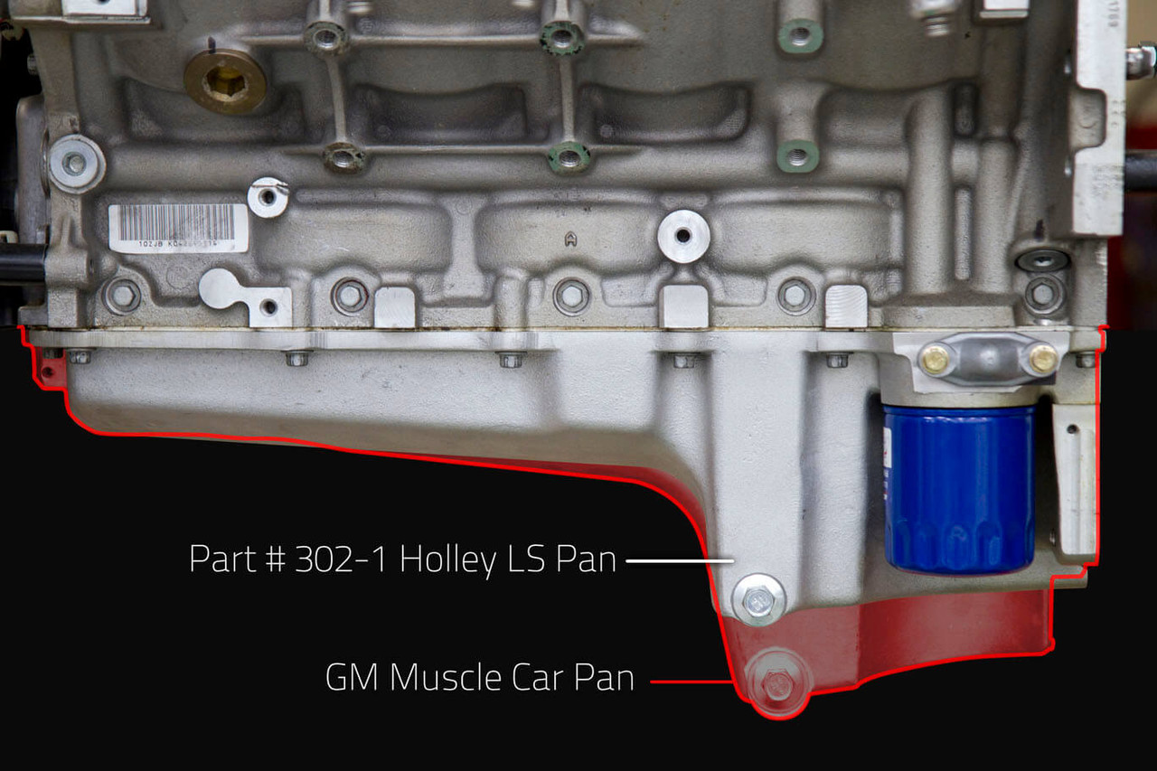 Holley GM LS Retro-Fit Engine Oil Pan