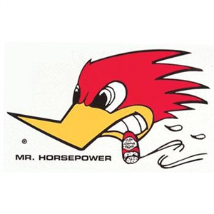 Clay Smith Cams Large Mr. Horsepower Decal, Left - Vintage Parts