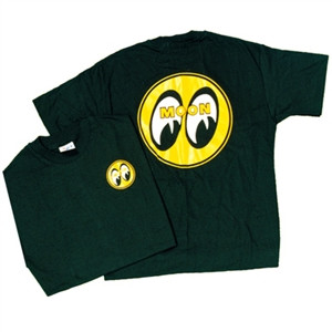 Mooneyes Yellow Moon Logo T-shirt, Black - Vintage Parts of Arizona