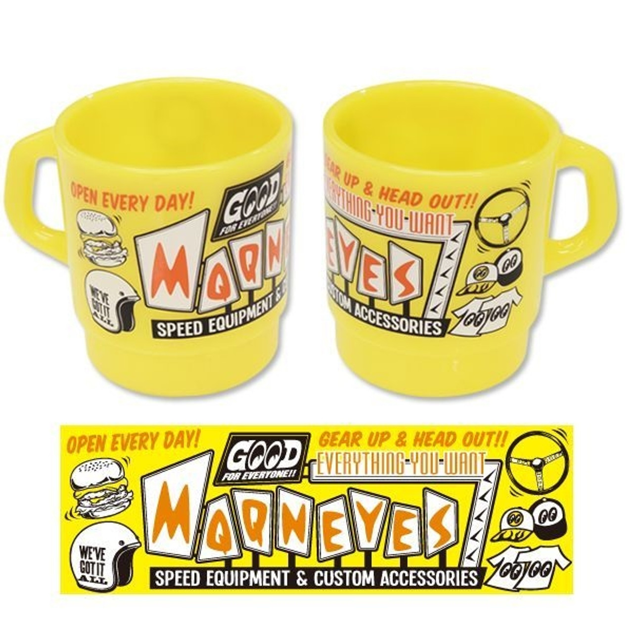 Yellow Diner Mug – Summer Moon Coffee