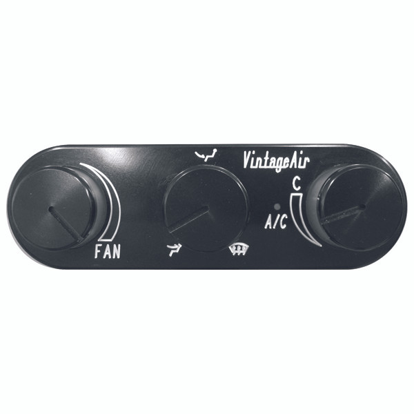 Vintage Air Upgrade 3-Knob Gen IV ProLine™ Oval Horizontal Control