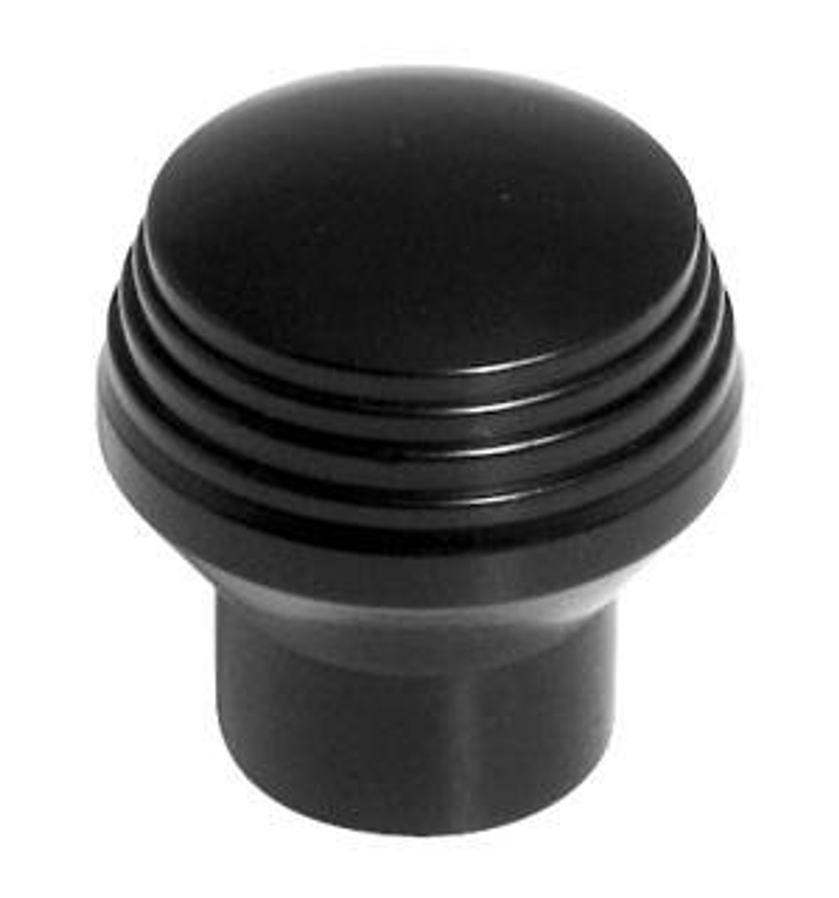 Dash Knob, Art Deco, Black