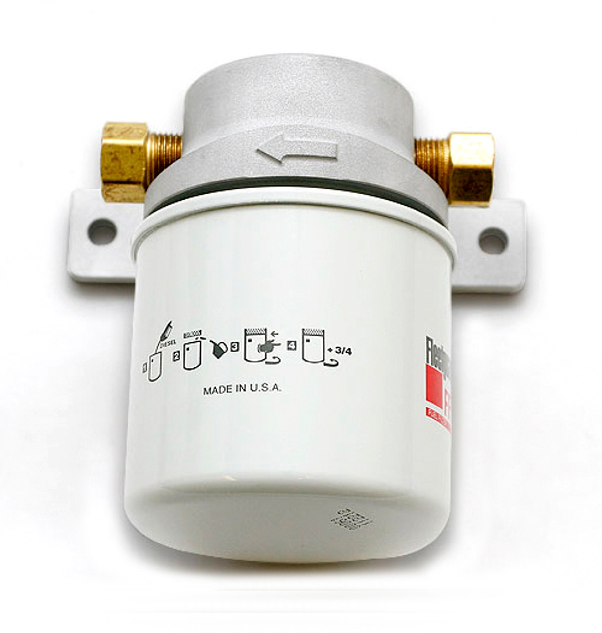 Screw-On Fuel Filter System
