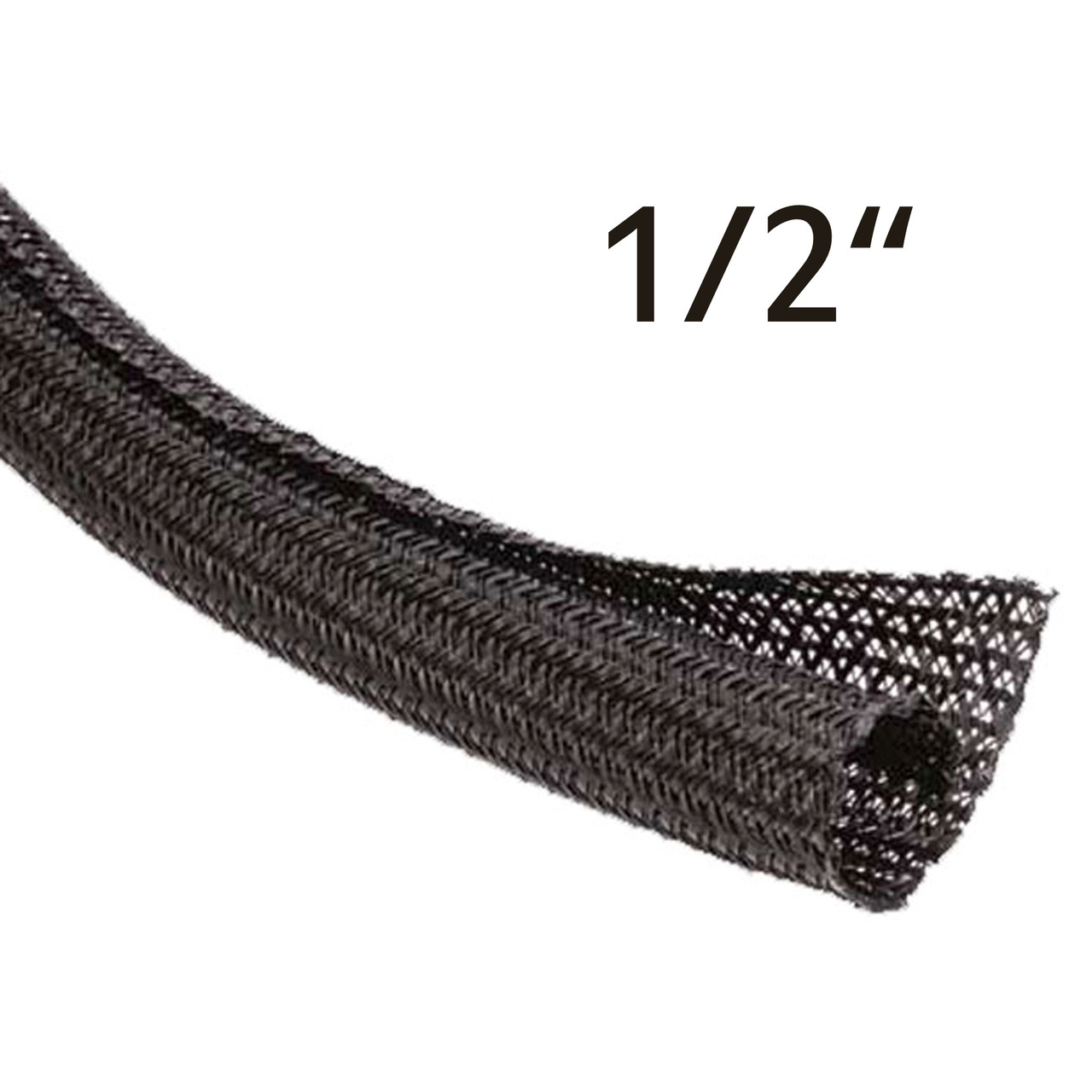 American Autowire Split Braid Wiring Loom, 1/2", 10FT (AME-510155)