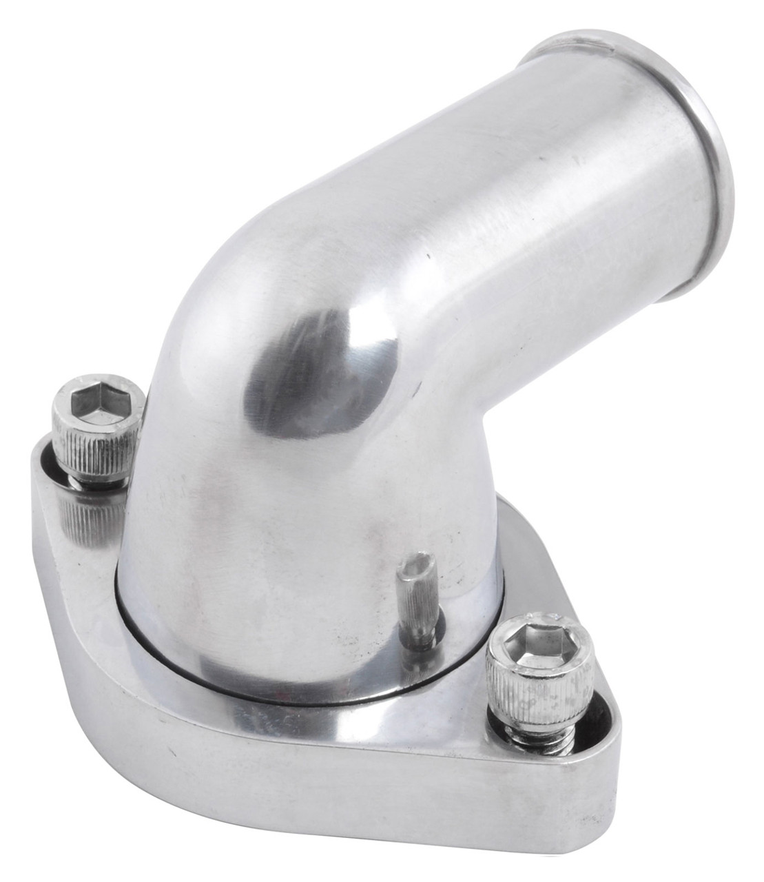 RPC Aluminum 90 Degree SBC O-Ring Water Neck, Polished