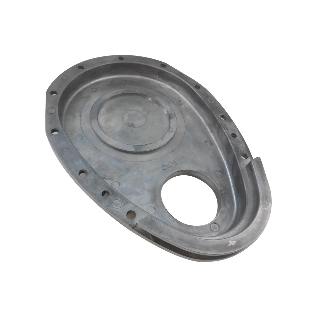 RPC SBC Aluminum Timing Chain Cover, Polished