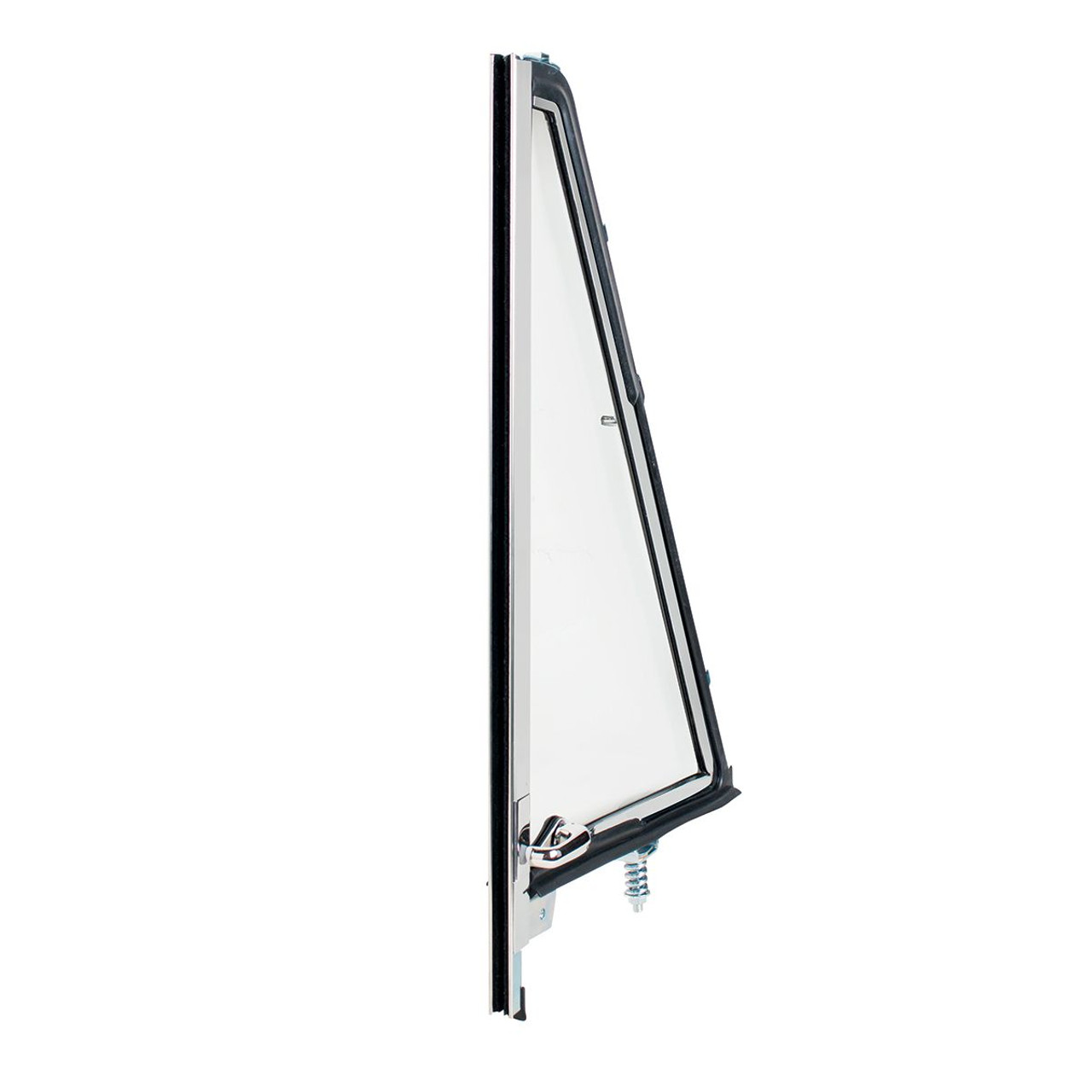 United Pacific Vent Window Assembly Chrome Frame Without Tinted Glass For 1966-77 Ford Bronco - R/H