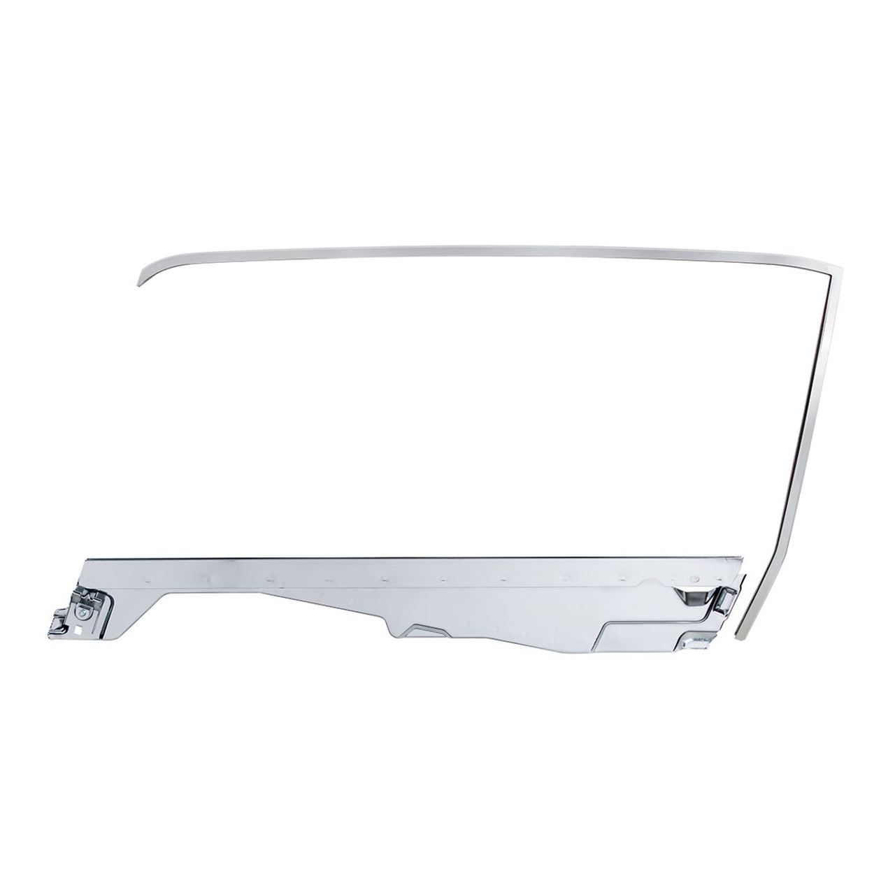 United Pacific Door Glass Frame and Channel Kit For 1964.5-66 Ford Mustang Convertible - L/H