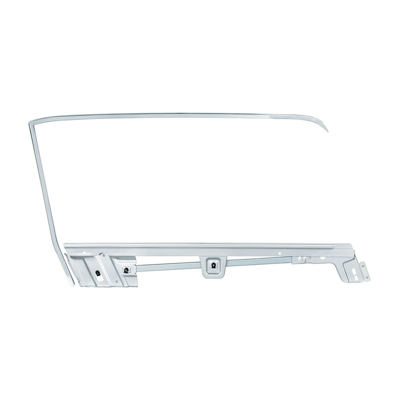 United Pacific Door Glass Frame Kit For 1967-68 Ford Mustang Convertible - R/H