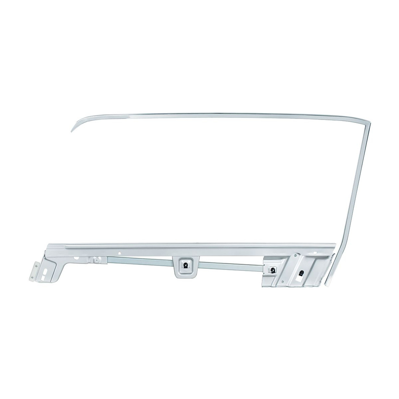 United Pacific Door Glass Frame Kit For 1967-68 Ford Mustang Convertible - L/H