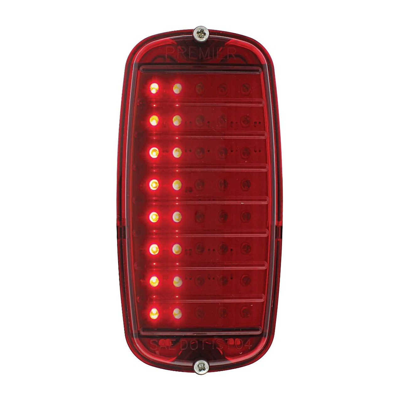 United Pacific 40 LED Sequential Tail Light Assembly For 1960-66 Chevy & GMC Fleetside Truck