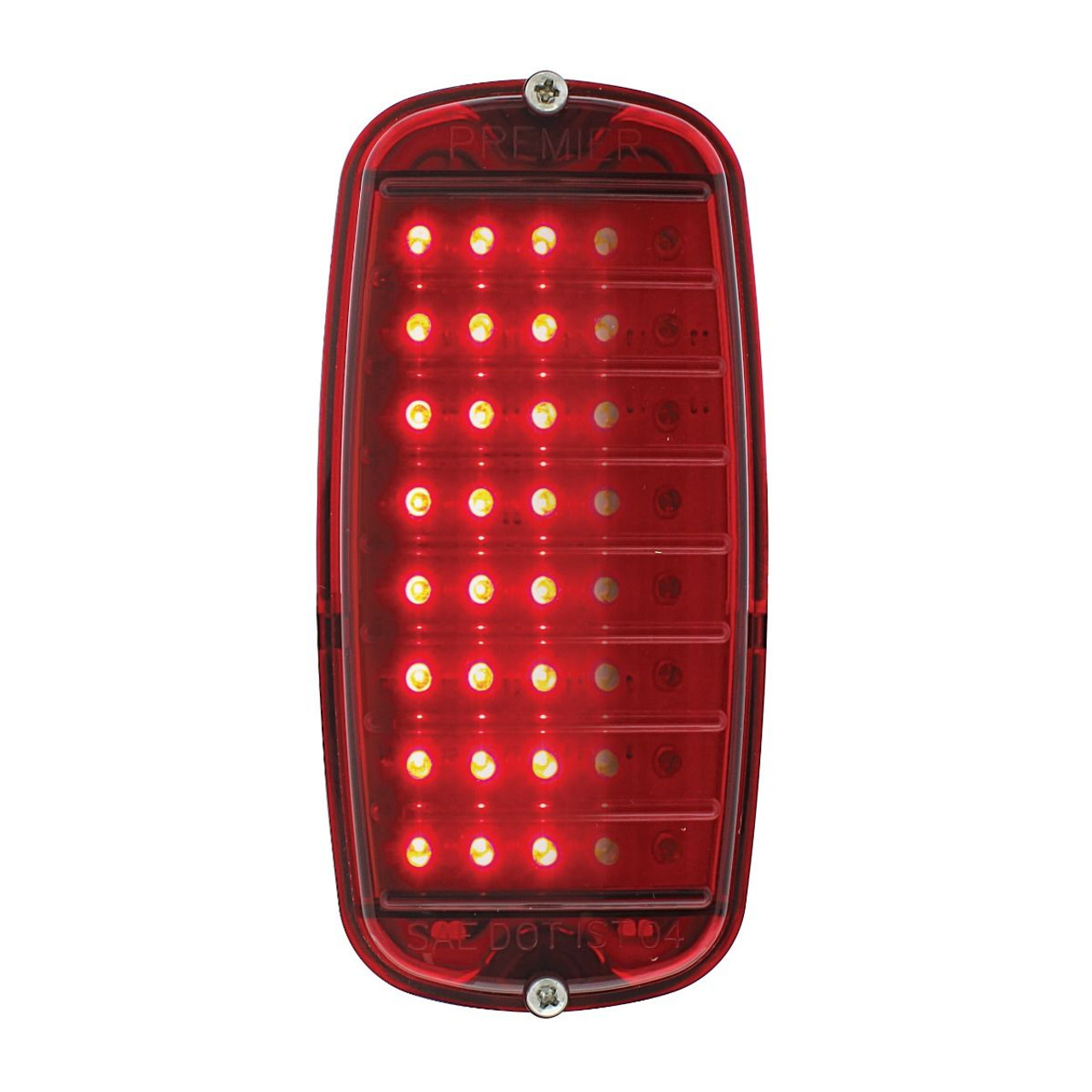 United Pacific 40 LED Sequential Tail Light Assembly For 1960-66 Chevy & GMC Fleetside Truck