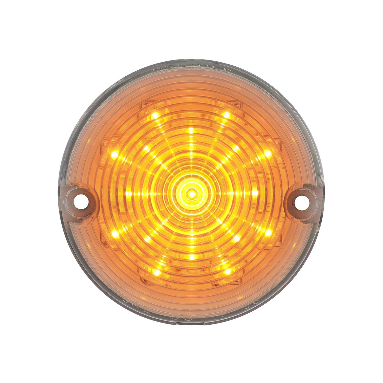 United Pacific  17 LED Parking And Signal Light, Clear Lens And Amber LED For 1957 Chevy Car