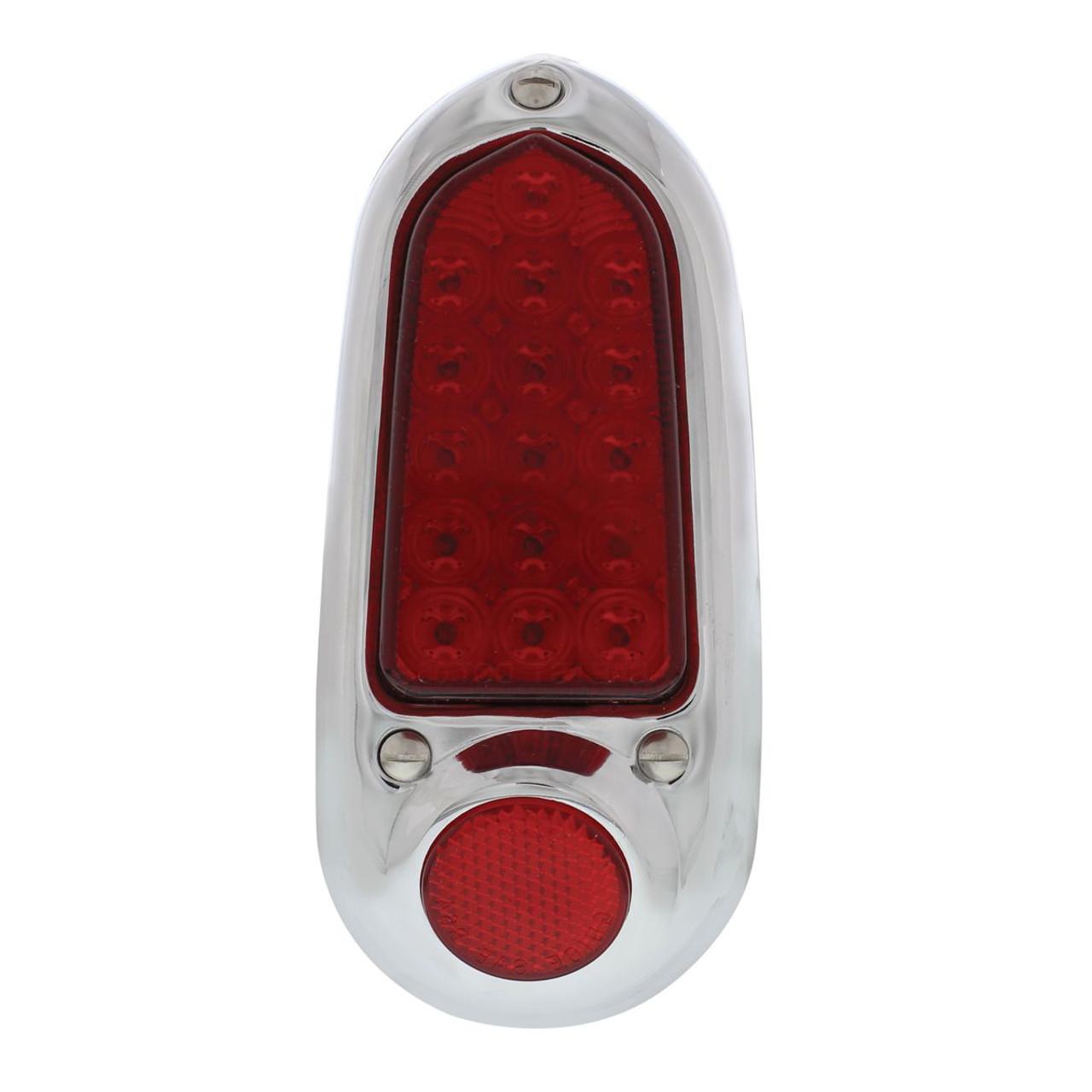 United Pacific 16 LED Tail Light w/Stainless Steel Rim For 1949-50 Chevy  Passenger Car - R/H