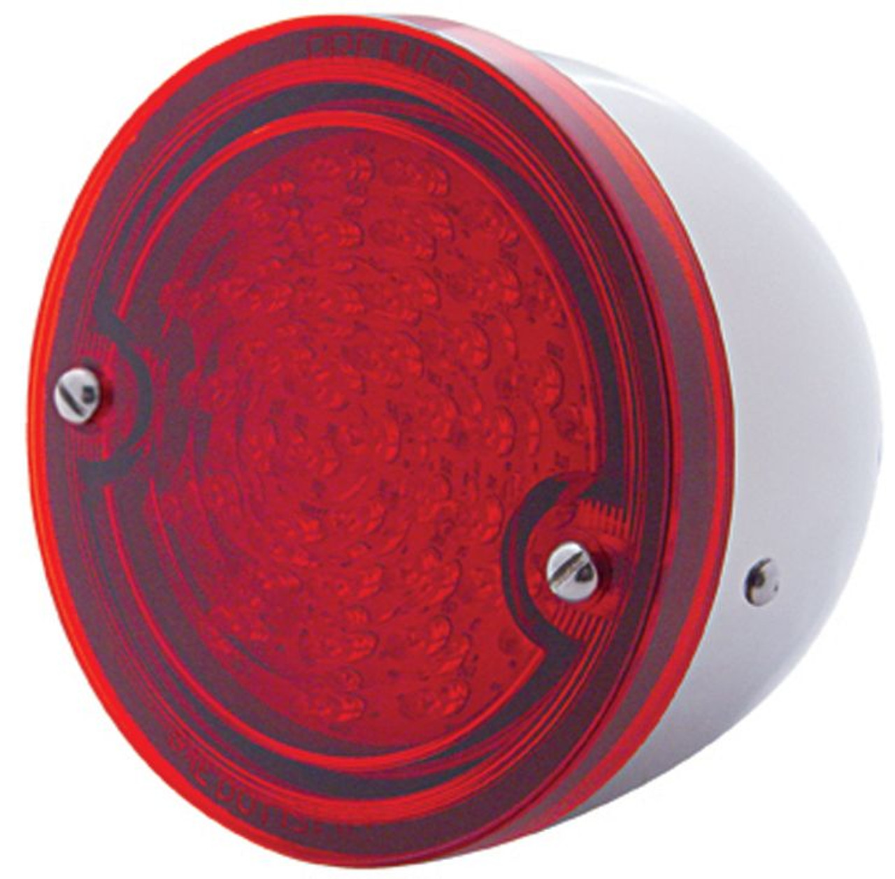 United Pacific  41 LED Tail Light Assembly w/Red Lens For 1960-66 Chevy & GMC Stepside Truck