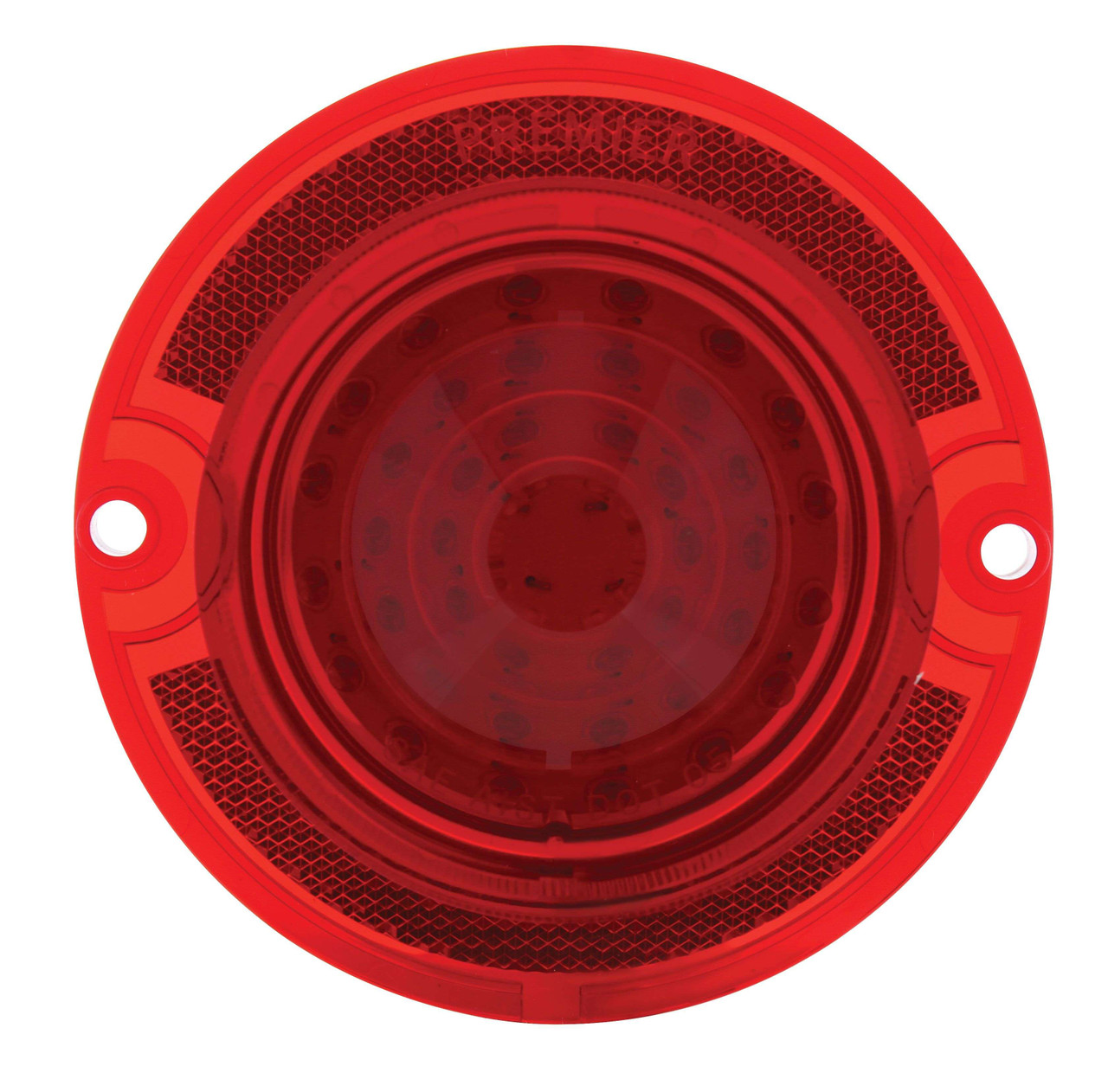 United Pacific  40 LED Tail Light Lens, Red For 1963 Chevy Impala