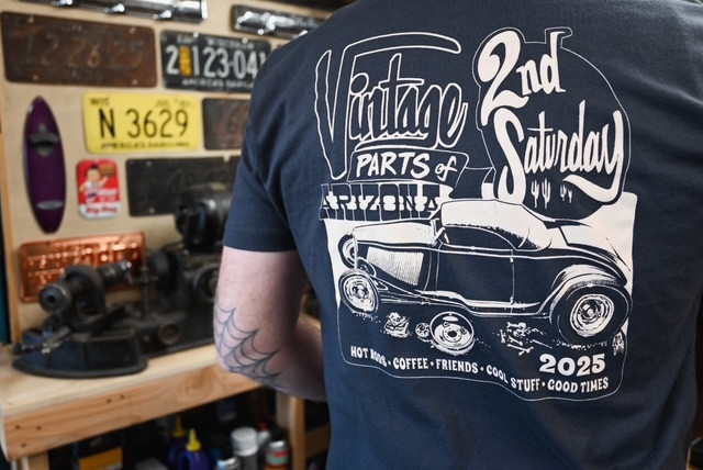 2025 VPA Second Saturday T-Shirt - Vintage Parts of Arizona