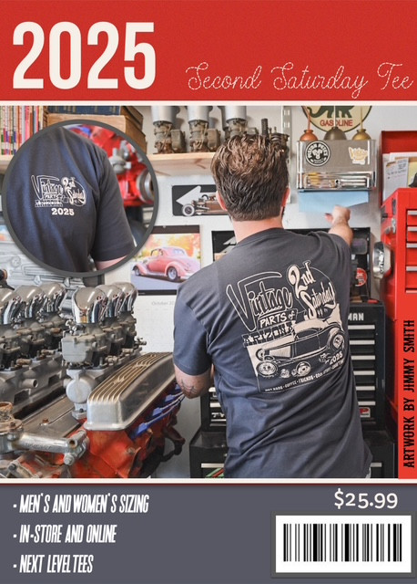 2025 VPA Second Saturday T-Shirt - Vintage Parts of Arizona