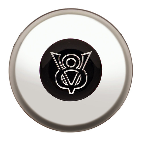 GT Performance Gasser/Euro V8 Emblem Colored Horn Button, Polished