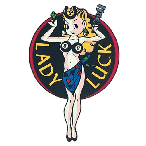 Mooneyes Lady Luck 6" Decal