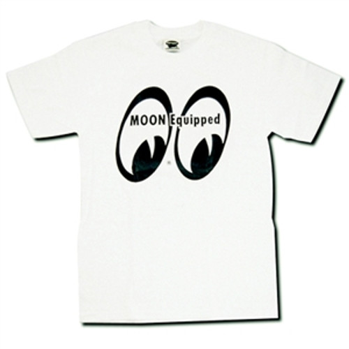 Mooneyes Equipped Logo T-Shirt, White