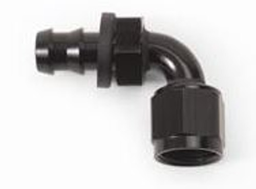 Tanks 90 Degree 6AN Twist-Lok Fitting, Black