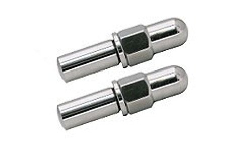 King Pin Stop Nuts & Keepers, 1.38" Std., Polished