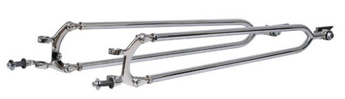 Traditionalists 1932-34 Front Radius Rods w/ Urethane Adjusters Kit, Polished