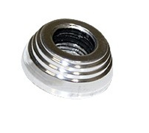 Knob Bezel, 3/8", Art Deco, Polished