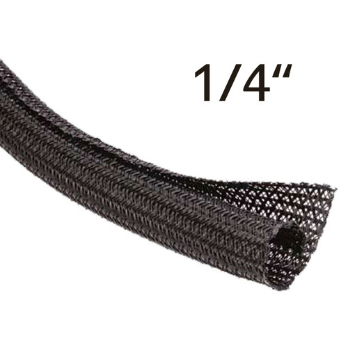 American Autowire Split Braid Wiring Loom, 1/4", 10FT (AME-510152)