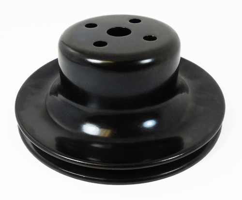 RPC SBF Steel 1-Groove Water Pump Pulley, Black