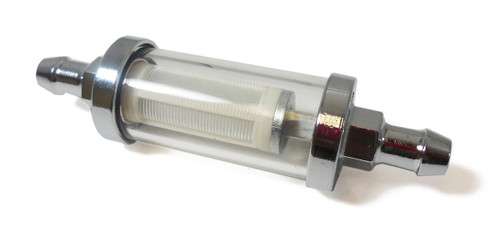 RPC 3/8" Inlet/Outlet Fuel Filter, Clear