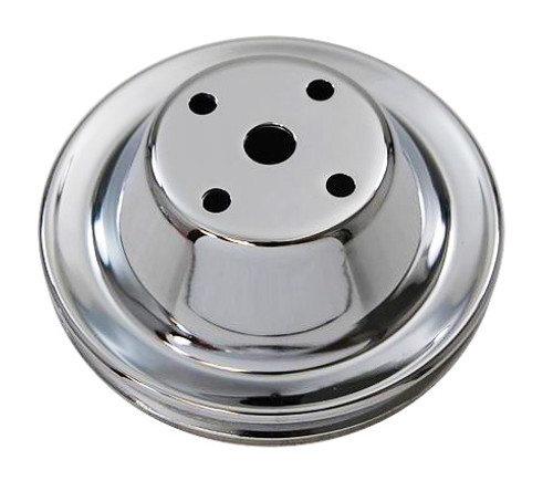 RPC SBC LWP 1-Groove Water Pump Pulley, Chrome