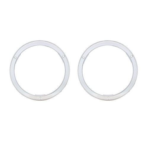 United Pacific Chrome Headlight Bezel For 1963 Chevrolet Truck (Pair)