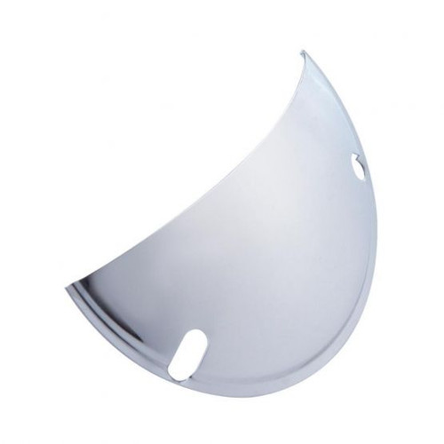 United Pacific  5 3/4" Chrome Half-Moon Headlight Shield