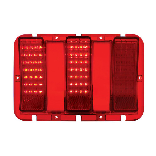 United Pacific 84 LED Tail Light Lens For 1967-68 Ford Mustang
