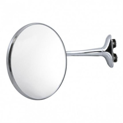 United Pacific  4" Round Classic Style Door Edge Mirror