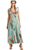 Shop 2020 Floral Print Button Up Split Flowy Party Maxi Dress Under
