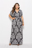 Summer Sexy Printed Women's Fashion Plus Size National Style Dress