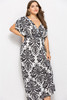 Summer Sexy Printed Women's Fashion Plus Size National Style Dress