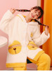 Shop Lovely Women White Cat Bell Suit Thickened Coral Fleece Long Robe Under 44