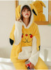 Shop Under 2020 Winter Yellow Pikachu Warm Sleepwear Hooded Pajamas Under 44