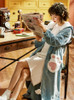 Shop 2021 Nightgown Warm Flannel Blue Bathrobe Coral Student Pajamas Under 55