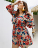 Shop 2021 Print Long Sleeve Flower Plus Size Summer Dress Under 19