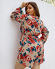 Shop 2021 Print Long Sleeve Flower Plus Size Summer Dress Under 19