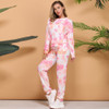 Tie Dye Print Two Piece Long Sleeve Pajamas Set Tie Dye Print Two Piece Long Sleeve Pajamas Set