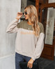 Color Block Round Neck Tunic Tops Casual Long Sleeve Shirt Blouse Color Block Round Neck Tunic Tops Casual Long Sleeve Shirt Blouse