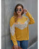 Color Block Pullover Leopard Print Sweatshirt Plus Size Long Sleeve Loose Shirts Tops