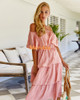 Off The Shoulder Chiffon Ruffles Midi Length Boho Beach Summer Dress