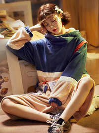 Shop 2021 Coral Velvet Winter Warm Pajamas Jumpsuit Skirt Sleepwear Under 55